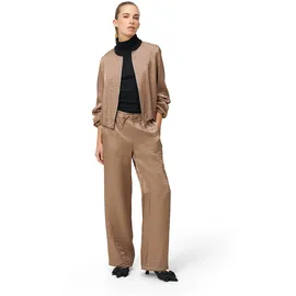 Zero Stoffhose Bundfaltenhose roségold 40
