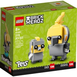 LEGO® Konstruktionsspielsteine LEGO® BrickHeadz 40481 Nymphensittich