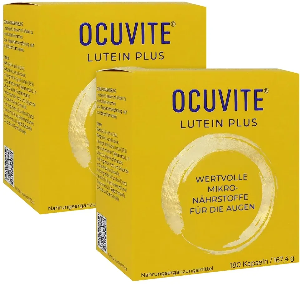 Ocuvite Lutein Plus Kapseln 2X180 St