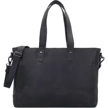 Plevier Shopper Leder Schwarz