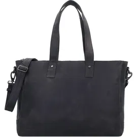 Plevier Shopper Leder Schwarz