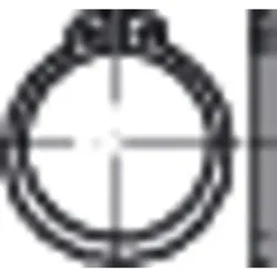 Sicherungsringe für Wellen, DIN 471 Federstahl schwere Ausführung 45 x 1,75mm