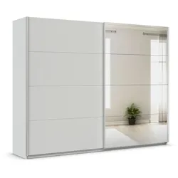 rauch ORANGE Schwebetürenschrank Quadra 271 x 210 cm Dekor Seidengrau