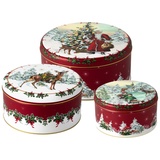 Villeroy & Boch Winter Specials Votive Nikolaus mit Schitten, Metall, Mehrfarbig, 7,5x9,5cm