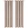 Blumtal Verdunklungsvorhänge 2er Set - Thermovorhang Hitzeschutz - Vorhang Blickdicht mit Ösen - Gardinenschals mit Schlaufen - Curtain - Gardinen 175x140cm - Gardienenschalset 2er - Vorhang Taupe