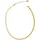 FIRETTI Collier Schlangenkette Gold 44,5cm Edelstahl