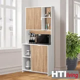 Hti-Living HTI-Living, Regal, Küchenschrank Malin Weiß Sonoma