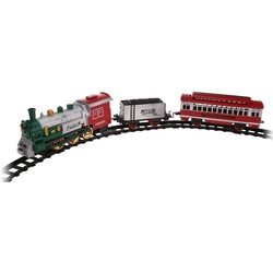 Spetebo Weihnachtsszene Christmas train - Weihnachts Spielzeugzug, mit Licht und Geräuschen bunt