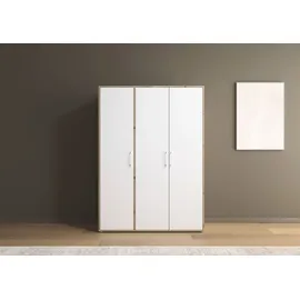 Rauch Wäscheschrank VOYAGER 140 x 194 x 53 cm Braun/Weiß