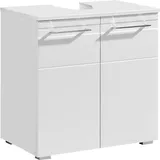 Saphir Waschbeckenunterschrank 60 x 61 cm Weiß