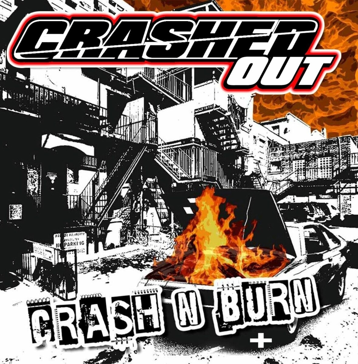 Crash 'N' Burn (Ltd.Grey Lp) (Vinyl) - Crashed Out. (LP)