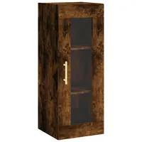 VidaXL Wandschrank Räuchereiche 34,5x34x90 cm