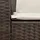 vidaXL Gartensofa 5-Sitzer mit Kissen Braun Poly Rattan