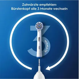 Oral-B Pro 3 3900 weiß + 2. Handstück black + Aufsteckbürste