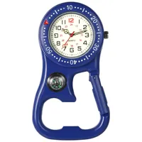 Avaner Taschenuhr mit Karabiner Unisex FOB Analog Quarzwerk Krankenschwesteruhr für Klettern Sport (Blau)
