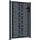 vidaXL Gartentor 105 x 130 cm Anthrazit/Stahl