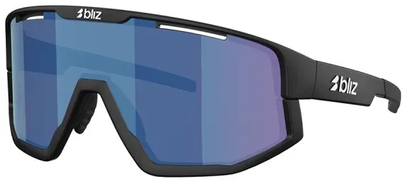 BLIZ Fusion small Sportbrille Matte Black / Smoke Blue Multicolor Gläser