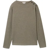 Tom Tailor 1044263 Jacquard Sweatshirt - Cargo Beige Mini