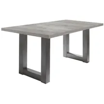 Mäusbacher Esstisch »Mister TOPSELLER!«, (OTTOs Choice), mit Auszug (160-210 cm), Gestell in U-Form grau