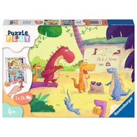Ravensburger Kinderpuzzle Puzzle&Play 05675 - Dinosaurier im Sommer -