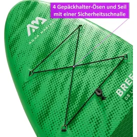 Aqua Marina SUP Board Set Breeze 300 x 76 x 12 cm grün