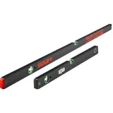 Sola Wasserwaage 1031440, AZ 1949 Limited Edition, AZ 60cm + AZ 120cm, schwarz, 2 Libellen