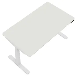 assmann büromöbel ASSMANN Elektrisch höhenverstellbarer Kinderschreibtisch JUNIOR Curved Weiß, Memoryfunktion, Kollisionsschutz, 2-fach-Motorik - Weiß