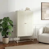 [en.casa] Viitasaari 150 x 80 x 40 cm Cremeweiß