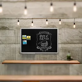 ALLboards Kreidetafel 90x60 cm, Alurahmen