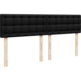 vidaXL Boxspringbett 180 x 200 cm Schwarz