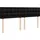 vidaXL Boxspringbett 180 x 200 cm Schwarz