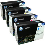 HP 4 HP Toner Q5950A-Q5953A 643A Multipack BK C M Y 4-farbig