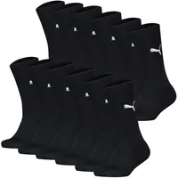 Puma Sneakersocken 12er Pack Schwarz 31-34