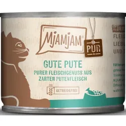 Katzen - Nassfutter MJAMJAM Cat Adult Pute pur, 200 g