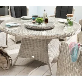 Destiny Luna Gartentisch Ø 150 x 75 cm vintage weiß