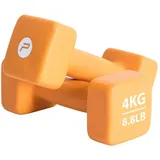 Pure2Improve Neoprenhanteln 2x4,0 kg orange Kurzhanteln