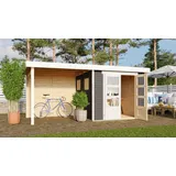 Gartenhaus Holz 19mm Gerätehaus Geräteschuppen ASKIRA 466x217cm +AKTION+