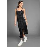 KangaROOS Midikleid Gepunktet Schwarz/Weiß 44
