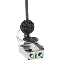 Royal Catering Bubble Waffeleisen - 1.400 W - 50 - 250 °C - Timer: 0 - 5 min