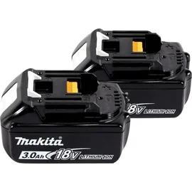 Makita Power Source Kit 18 V Li-Ion 2 x 3,0 Ah + DC18RC Ladegerät + Makpac 197952-5