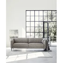 flexlux Couch Polyester 3-Sitzer Blau
