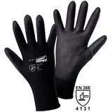 leipold doehle MICRO black Nylon-PU Nylon Arbeitshandschuh Größe (Handschuhe): 11, XXL EN 388:2016 CAT II