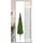 Gardinenbox 2er Set Schiebegardine Flächenvorhang Wildseide Optik und Voile Paneel, 245x45, Baum, 80400