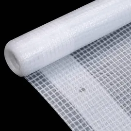 vidaXL Gitter-Abdeckplanen 400 x 400 cm Weiß