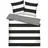 Renforcé schwarz 200 x 220 cm + 2 x 80 x 80 cm