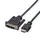 Roline 11.04.5522 Videokabel HDMI-Stecker - DVI-D-Stecker 2,0 m