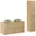 petits-meubles Waschtisch 80,2 cm 2 Schubladen 52 x 46 x 46,5 cm Braun