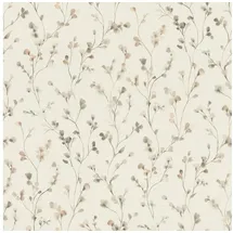 Rasch Textil Rasch Country Charme Vliestapete Zweige (Taupe, Floral, 10,05 x 0,53 m)