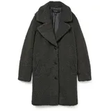 Vero Moda Teddymantel in Anthrazit - S