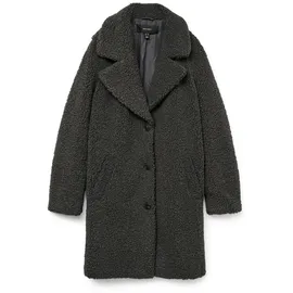 Vero Moda Teddymantel in Anthrazit - S